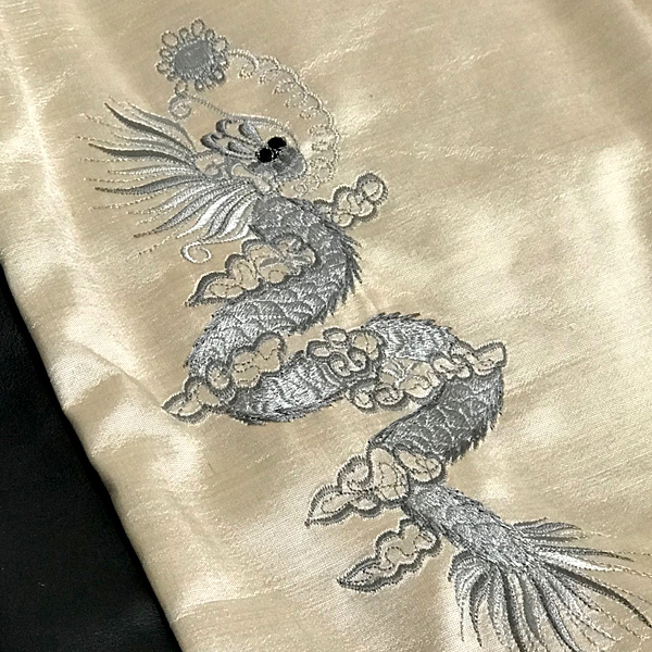 中華風ドラゴン刺繍バッグ アジアン雑貨 ベトナム雑貨 バリ雑貨