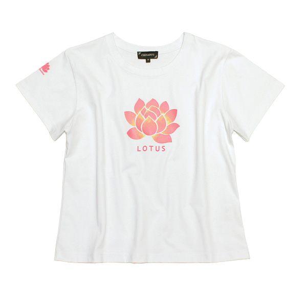 ロータスTシャツ （蓮プリント） - アジア服・ベトナム衣料・アジアンファッション