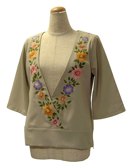 花刺繍カシュクール - アジア服・ベトナム衣料・アジアンファッション