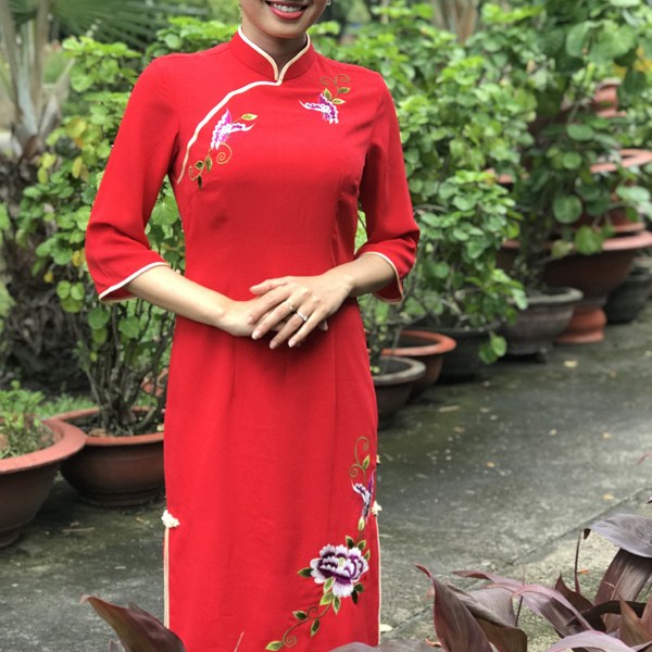 中華刺繍チャイナドレス 女性用 レディース チャイナ服 おしゃれ 二胡 